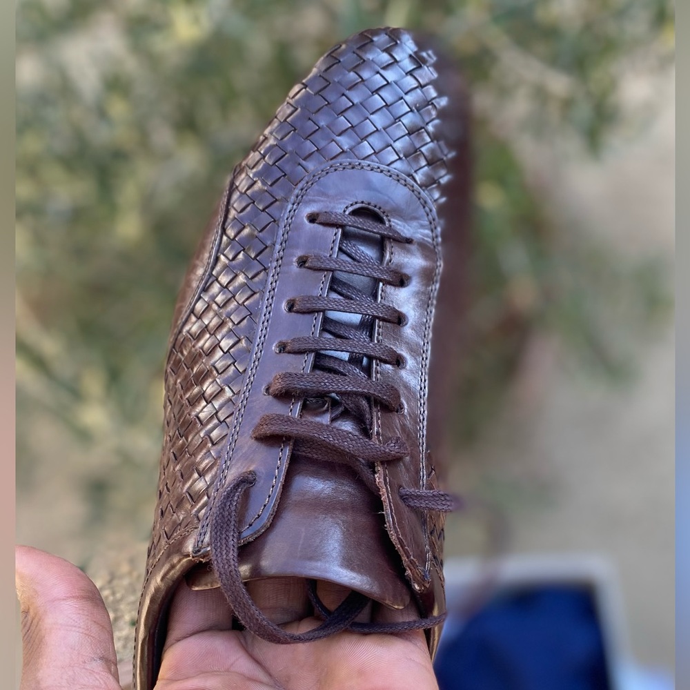 NW Paul Fredrick 🇮🇹 Fabio 💯 leather Oxfords Sz 10 - Picture 4 of 13